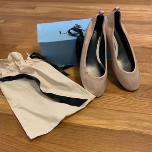 Lanvin Classic Patent Leather Ballet Flats.